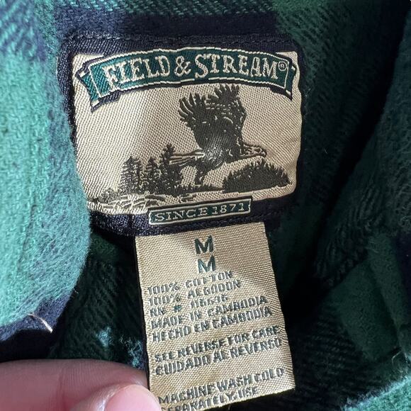 Field & Steam Long Sleeve Plaid Flannel - Picture 7 of 7